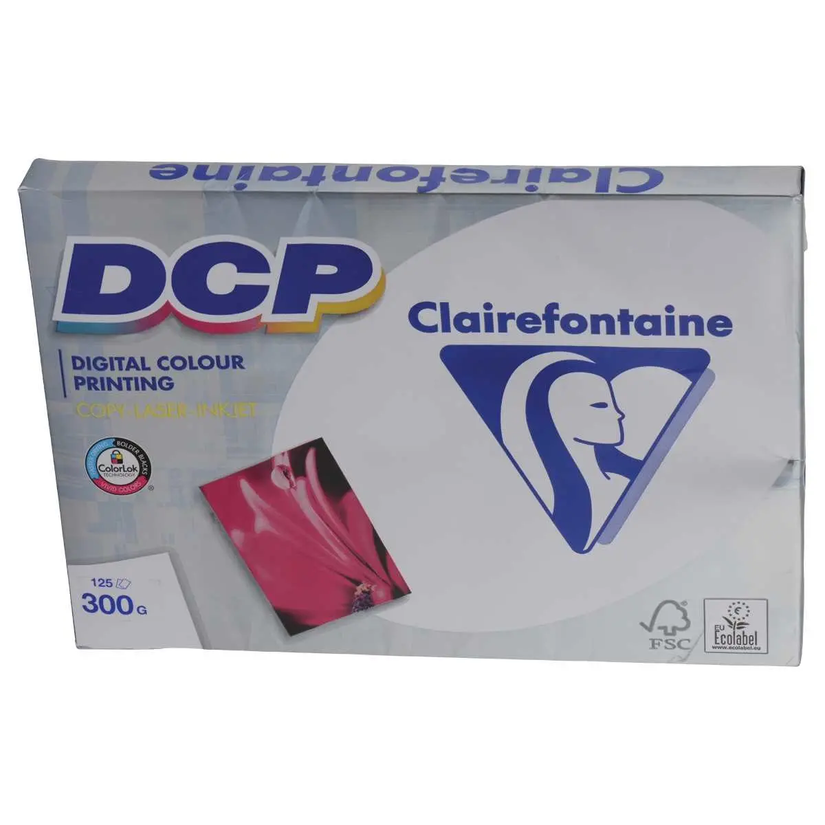 Ramette de 125 feuilles de papier ultra-blanc DCP - 300g - A3 - CLAIREFONTAINE photo du produit