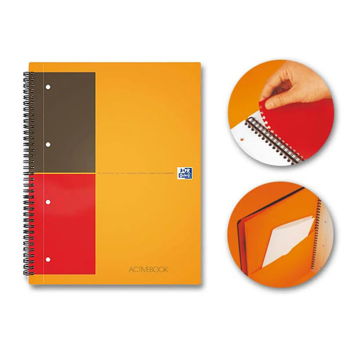Cahier A4+ Activebook International - Ligné - OXFORD photo du produit