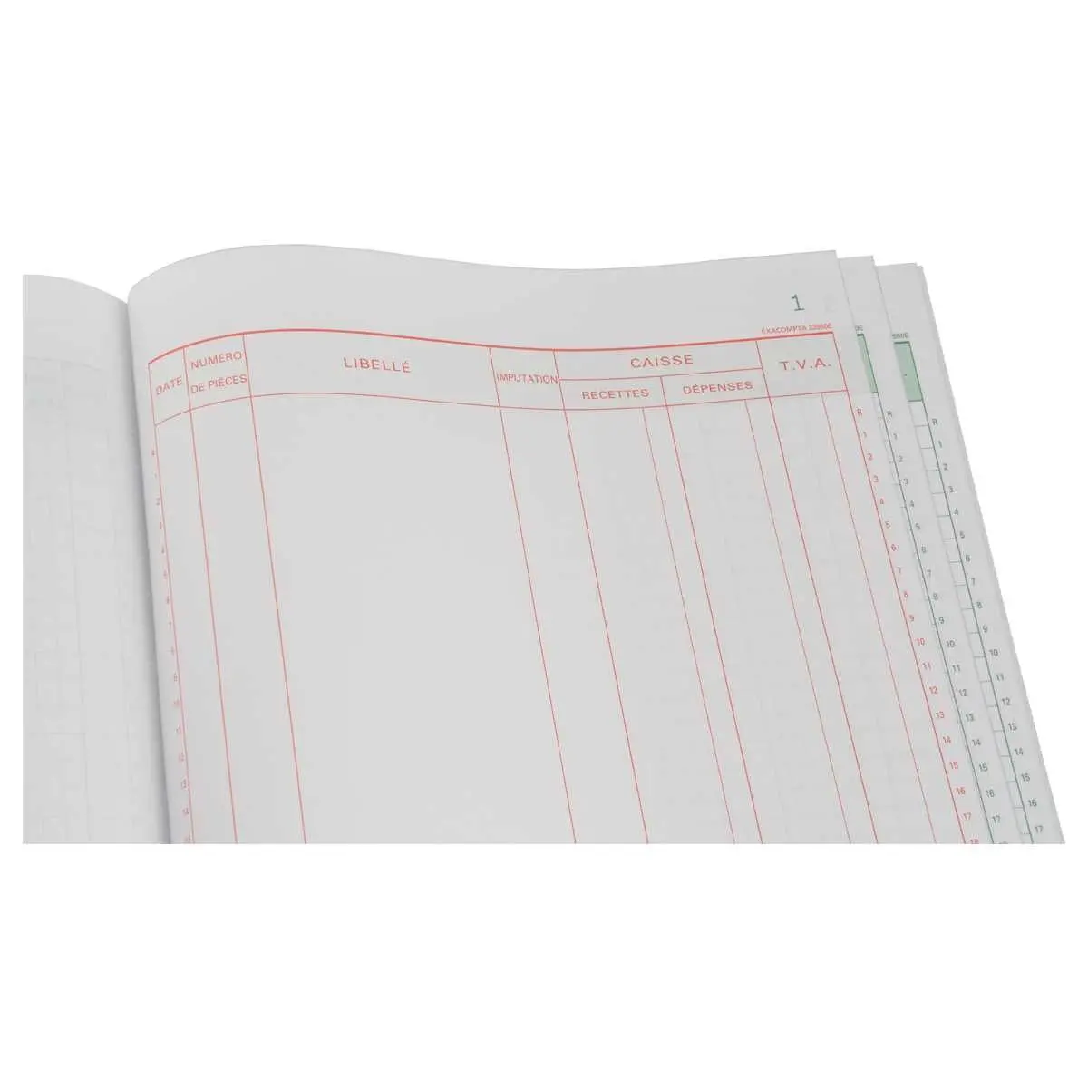 Manifold livre de caisse 50 pages - Exacompta