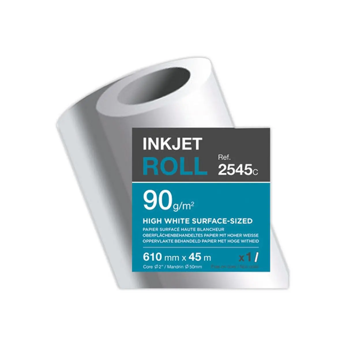 Rouleau de papier pour traceurs - 0,61 x 45 m - 90g - CLAIREFONTAINE photo du produit