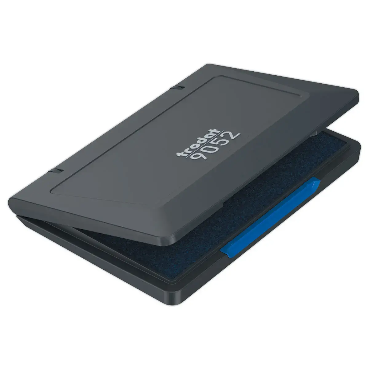 Tampon encreur &ndash; Rechargeable &ndash; 7 x 11 cm &ndash; Bleu - Trodat photo du produit