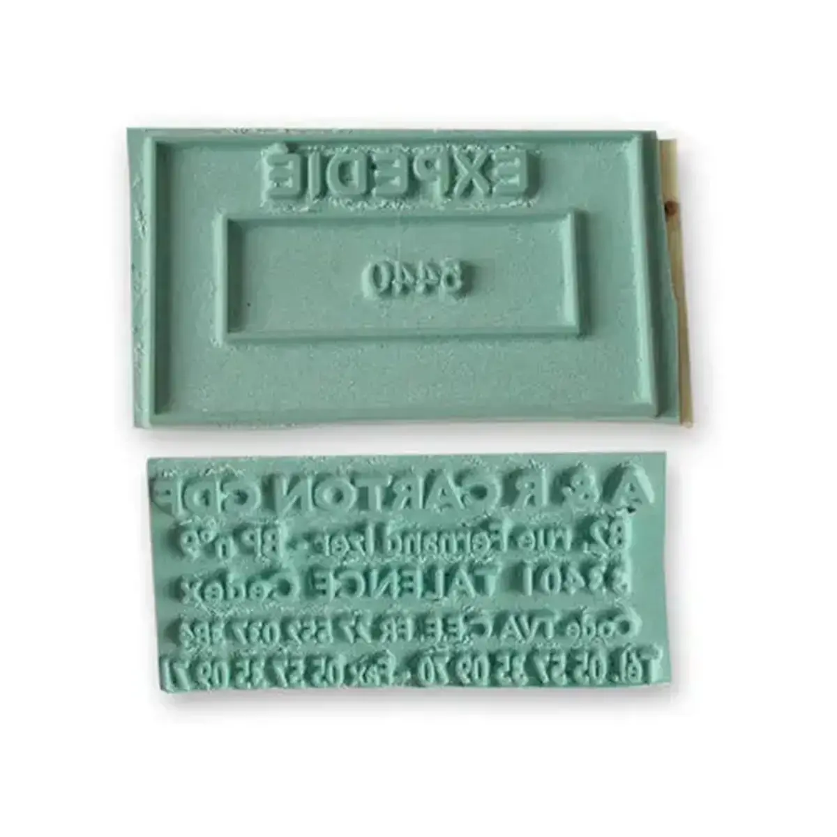Plaque Caoutchouc seule - 1 ligne photo du produit