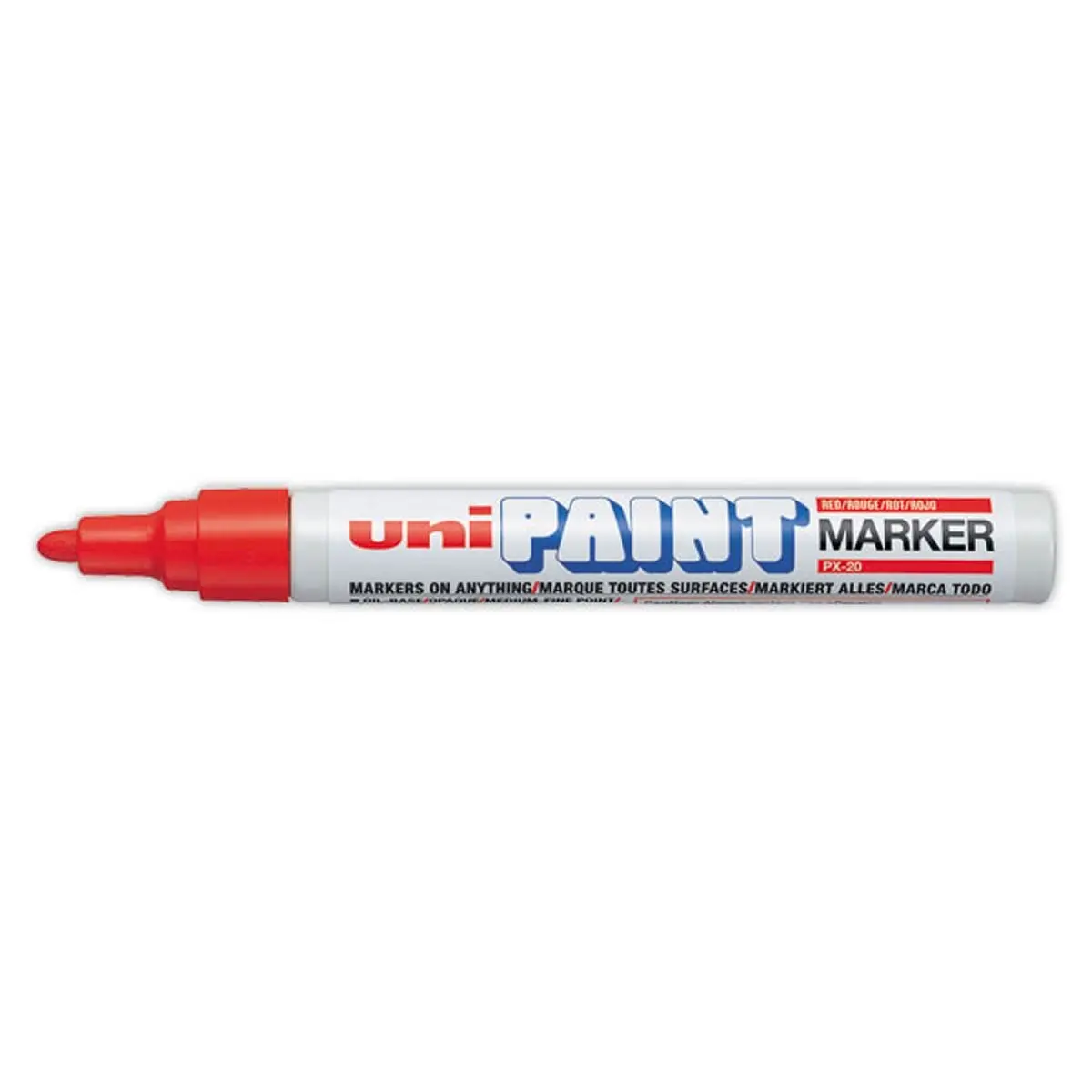 Marqueur permanent PAINT PT PX20 - rouge - UNI BALL photo du produit