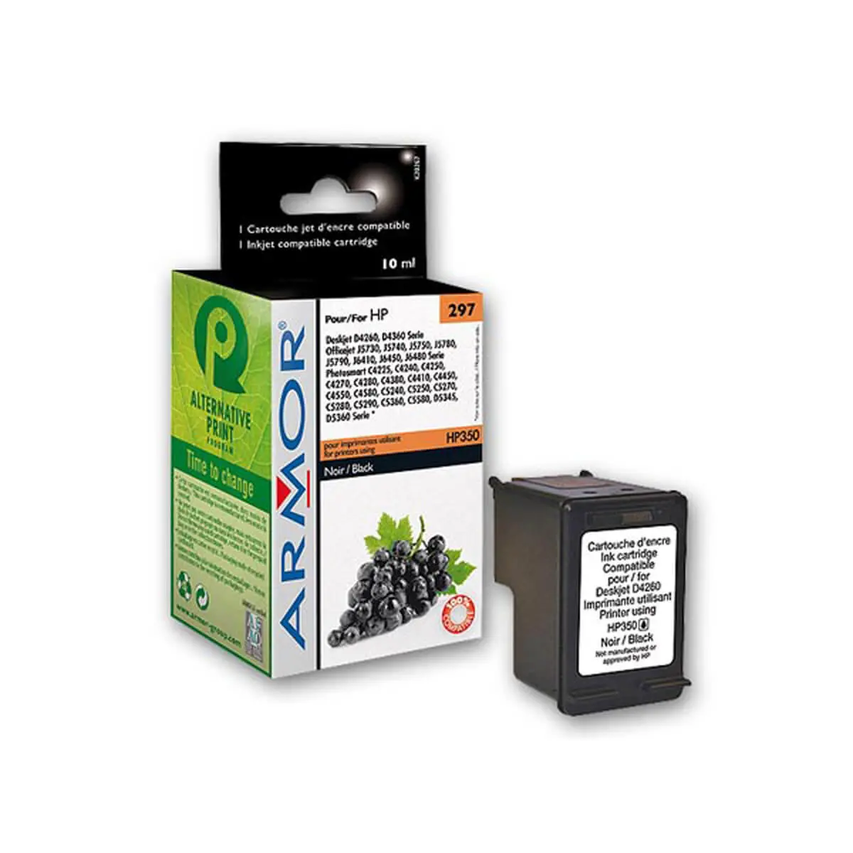 Cartouche &eacute;q. HP 350 - Noir - OWA photo du produit