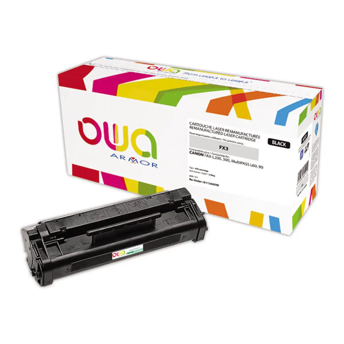 Toner eq. Canon FX-3 - Noir - OWA photo du produit