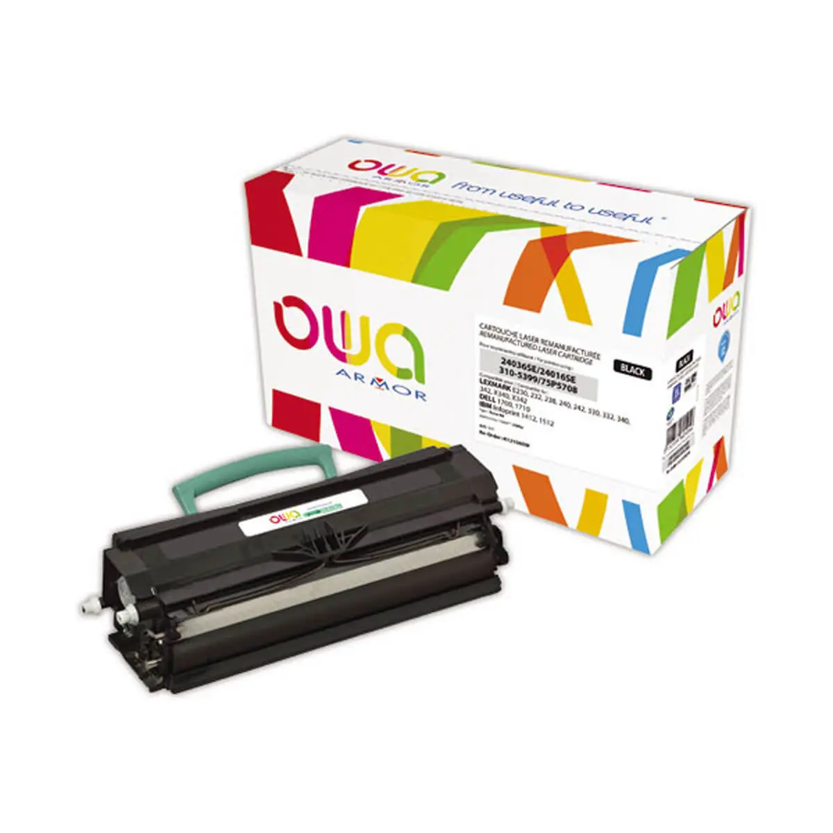 Toner eq. LEXMARK 24036SE, 24016SE, DELL 310-5399, IBM 75P5708 - Noir - OWA photo du produit