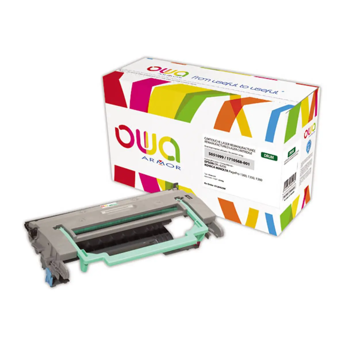 Tambour eq. EPSON C13S051099, KONICA MINOLTA 1710568001 - Noir - OWA photo du produit