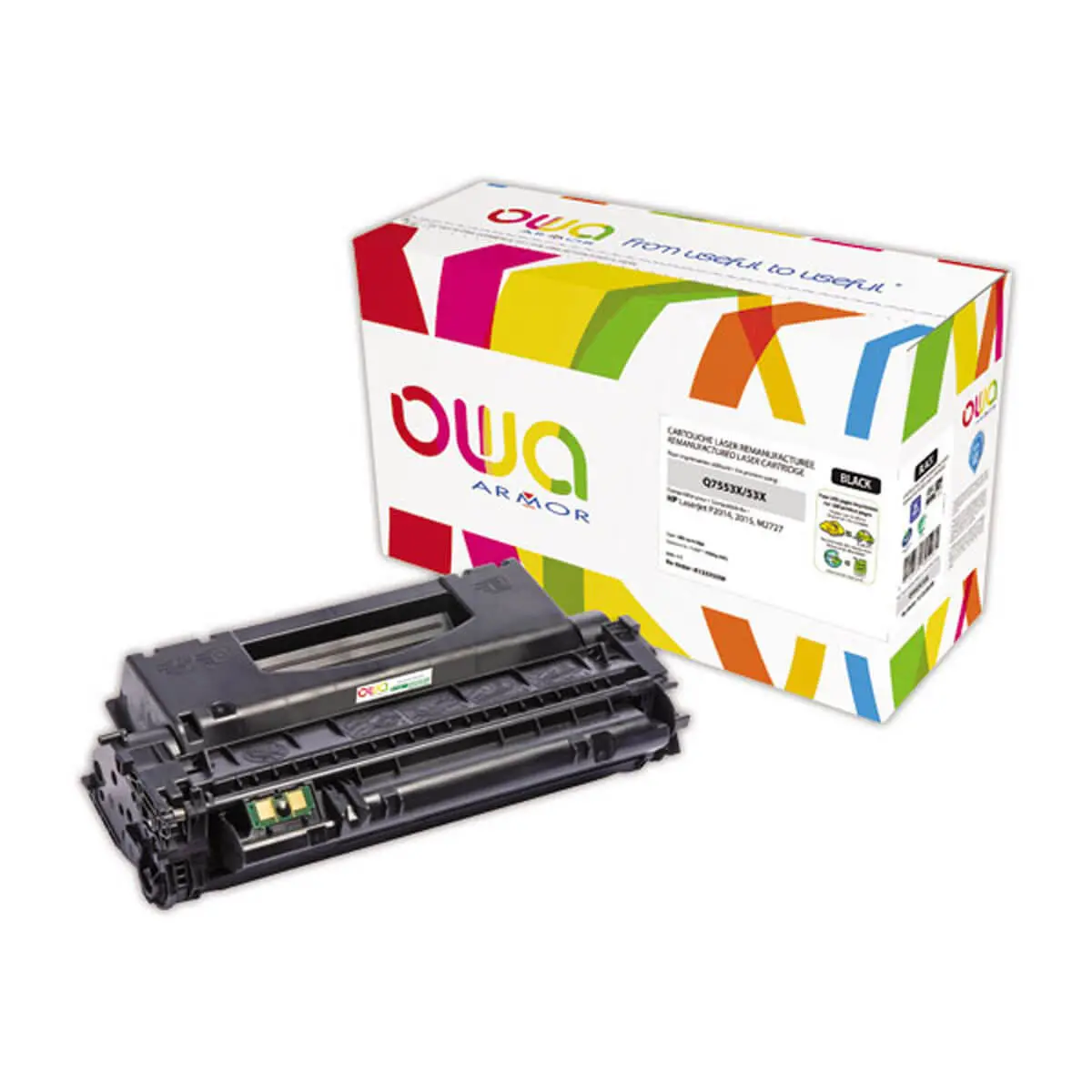 Toner éq. HP Q7553X - Haute capacité - Noir - OWA photo du produit