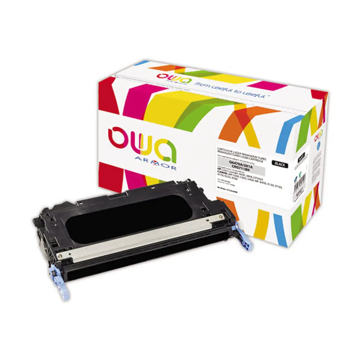 Toner Armor noir compatible HP Q6470A photo du produit
