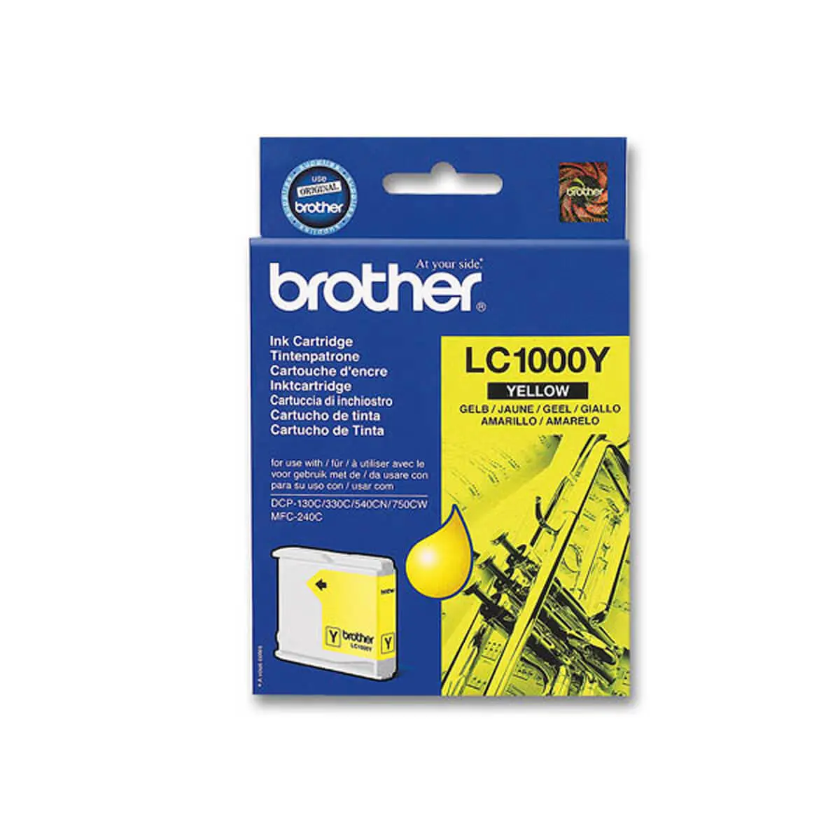 Cartouche BROTHER LC1000 jaune photo du produit