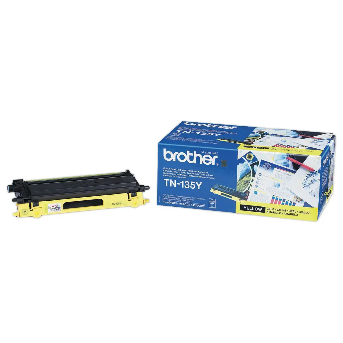 Toner Brother TN135Y jaune photo du produit