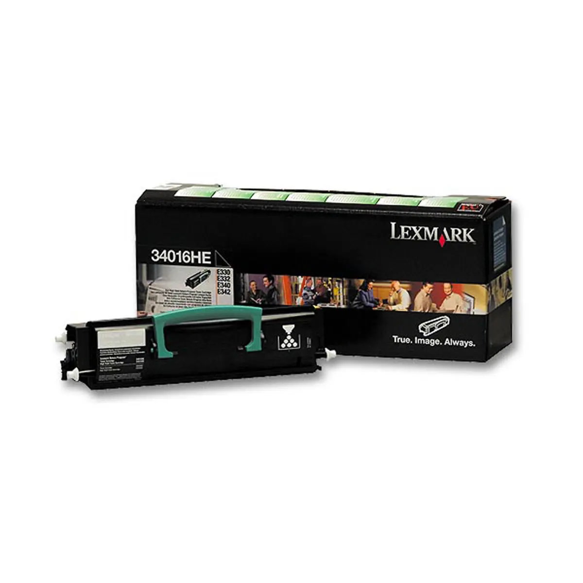 Toner LEXMARK noir 34016HE (ex 12A8405) photo du produit