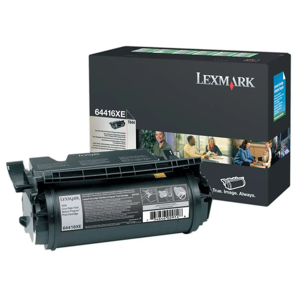 Toner Lexmark noir 64416XE photo du produit