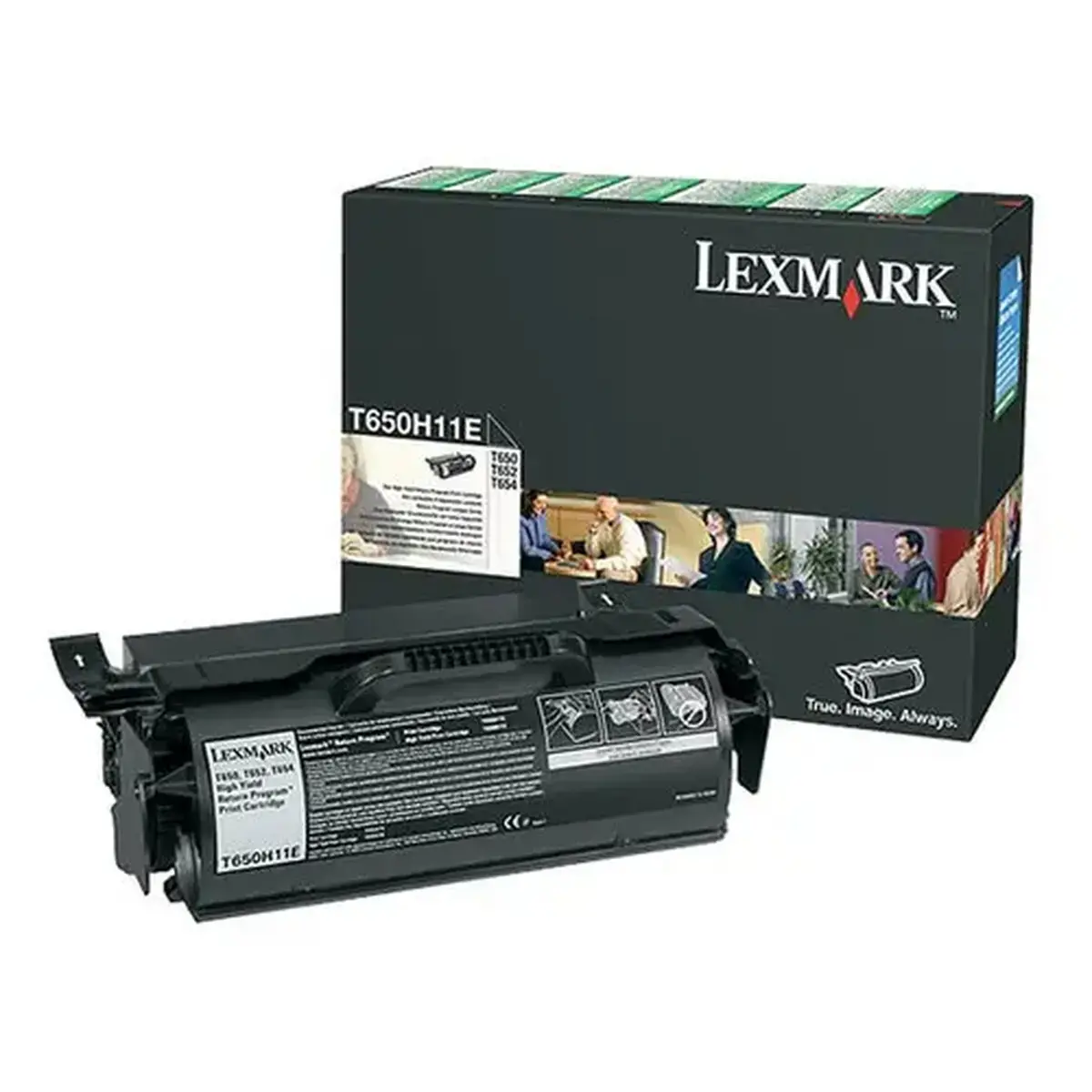 Toner T650H11E haute capacit&eacute; - Noir - Lexmark photo du produit