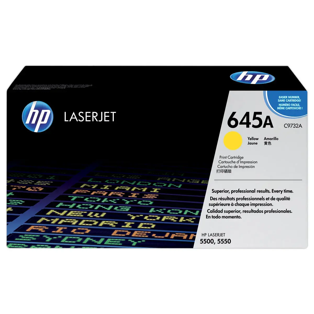 HP C9732A toner jaune photo du produit