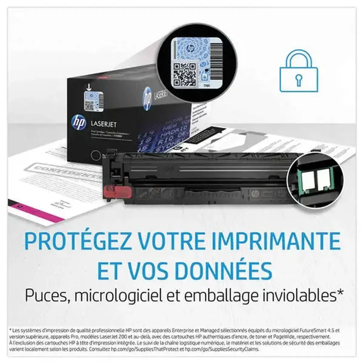 HP 125A CB542A toner jaune - HP photo du produit