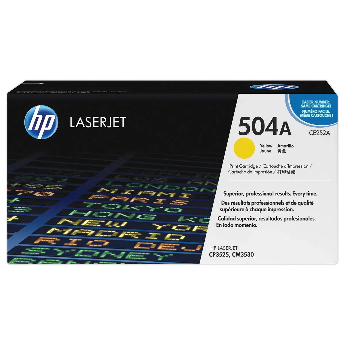 HP 504A CE252A toner jaune photo du produit