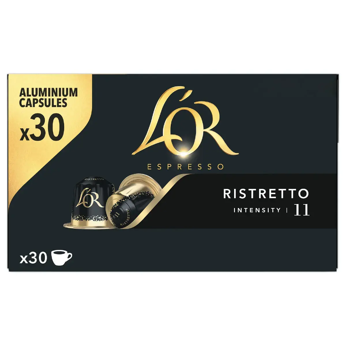 30 Capsules de caf&eacute; L'OR Espresso Ristretto - Compatibles Nespresso photo du produit