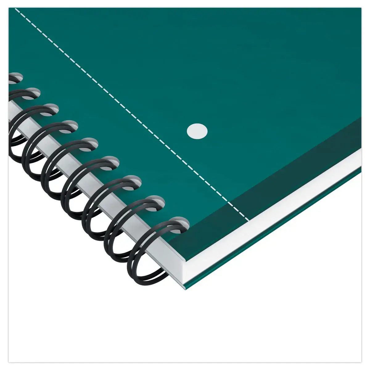 Cahier spirale Notebook A4+, 160p, 5x5, Oxford international Vert photo du produit