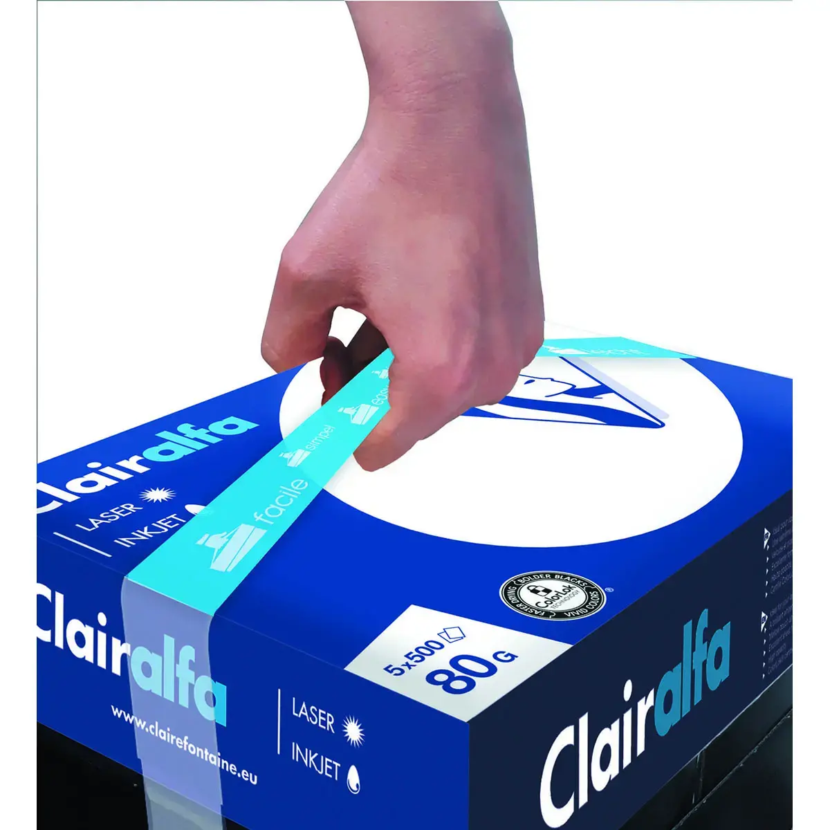 10 Ramettes papier soit 2 500 feuilles A4 Clairalfa + 5 ramettes offertes- 80g - Clairefontaine photo du produit