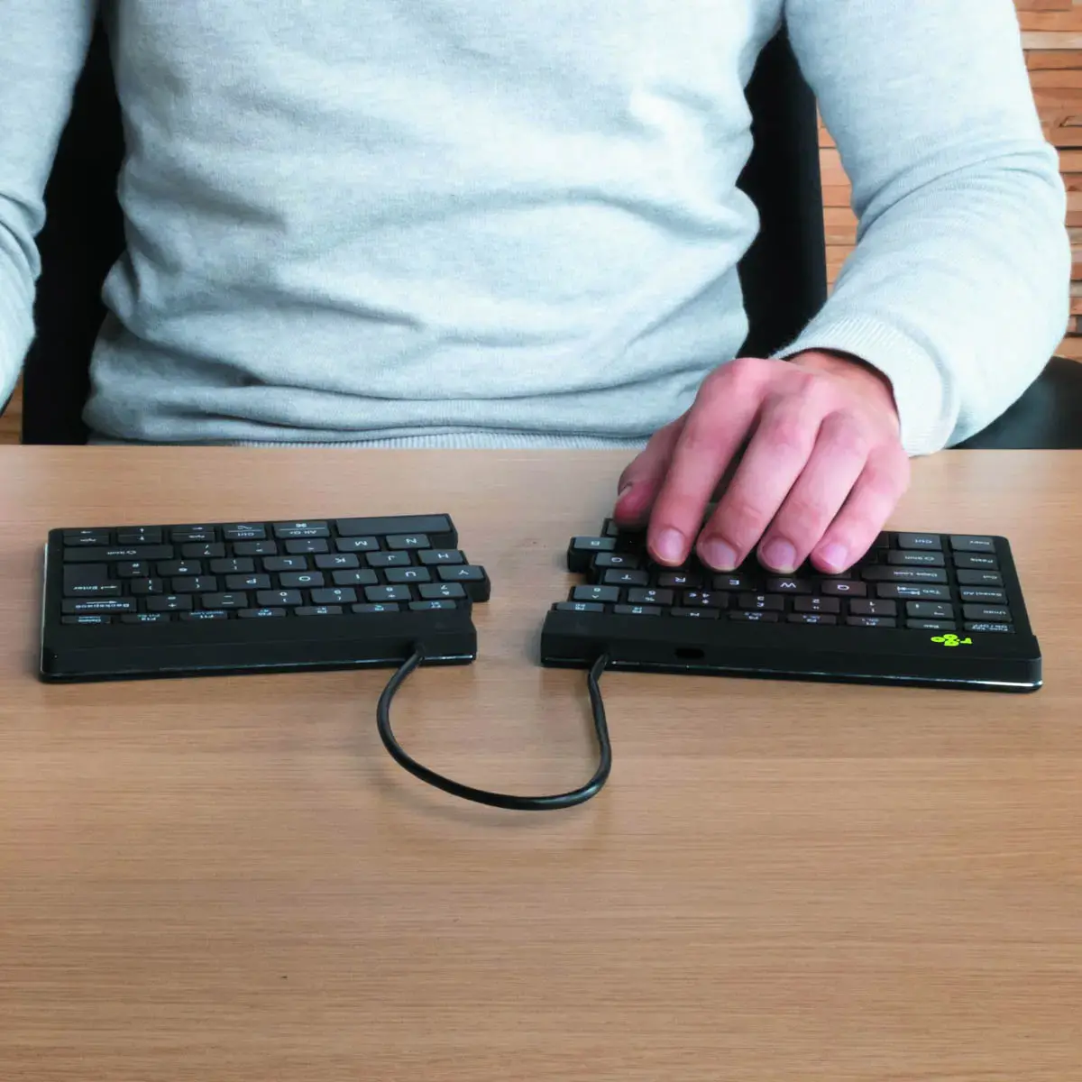 Clavier ergonomique Split Break noir photo du produit