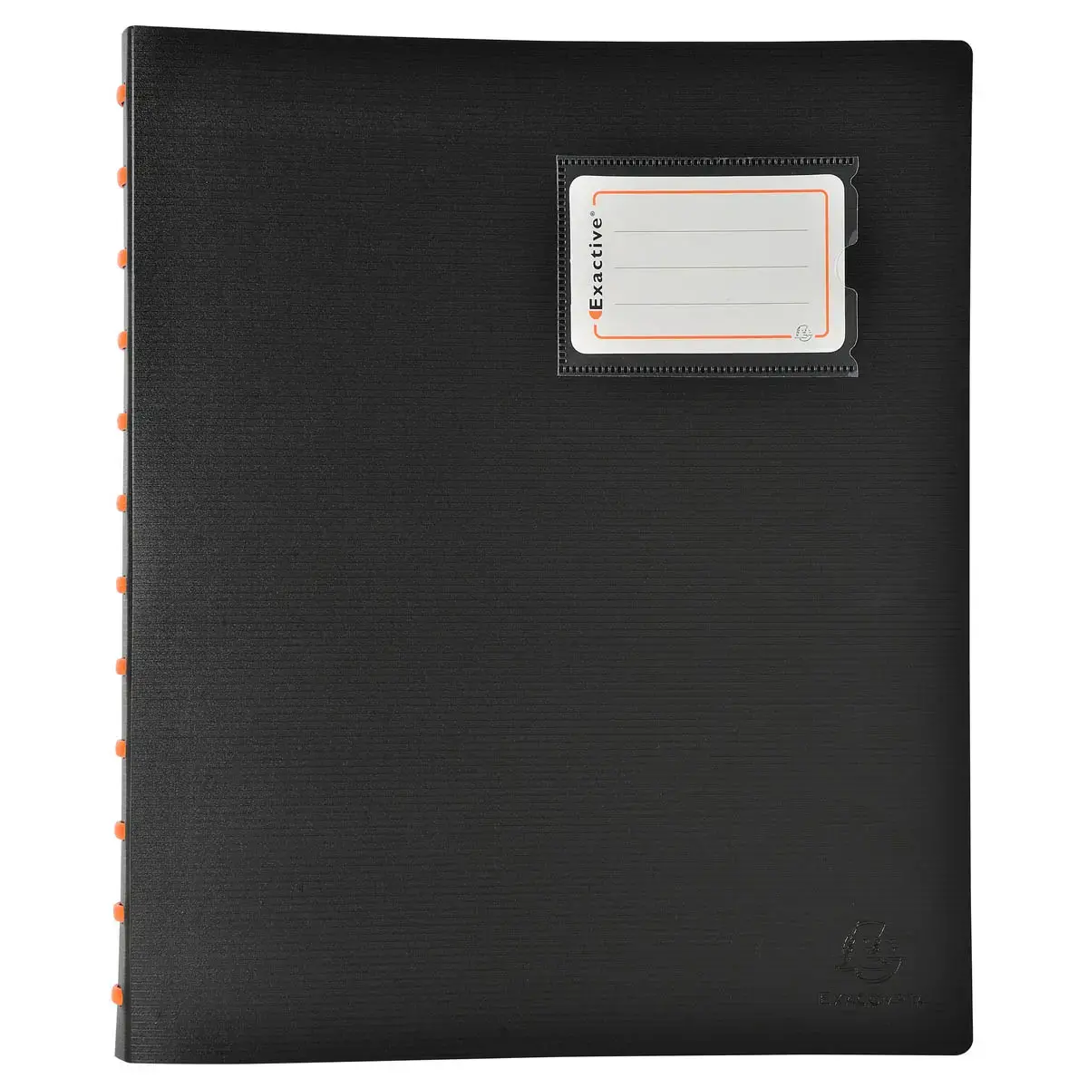 Protège-documents à anneaux avec pochettes détachables - 60 vues Exactive - A4 - Noir - Exacompta photo du produit