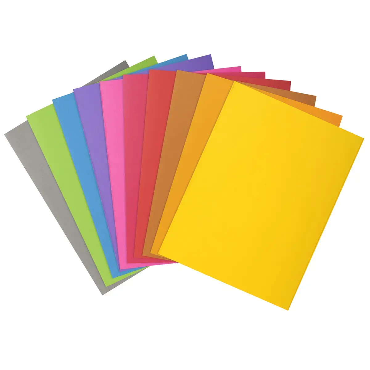 Paquet de 50 chemises ROCK'S 210 - 24 x 32 cm - Couleurs assorties - Exacompta photo du produit