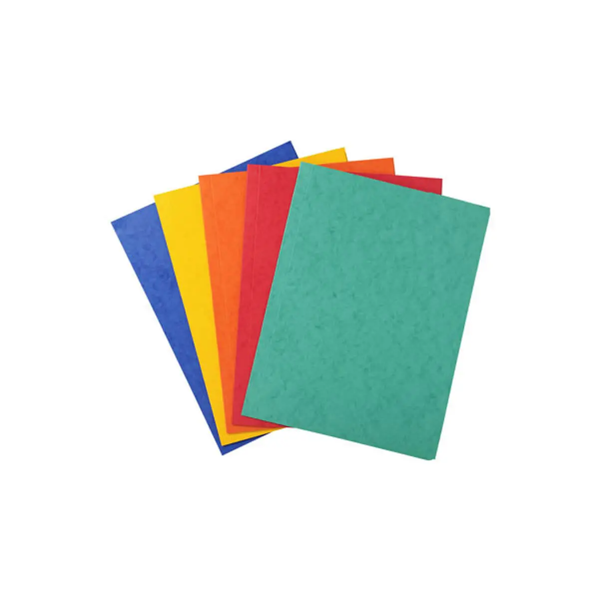 Chemise simple sans &eacute;lastique avec 3 rabats carte lustr&eacute;e 390gm&sup2; &reg; - A4 - Couleurs assorties - EXACOMPTA photo du produit