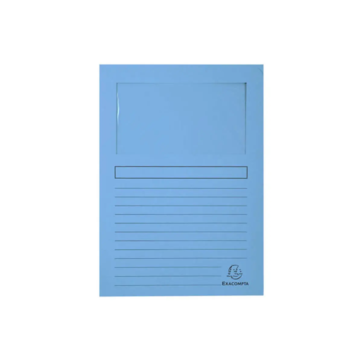Paquet de 25 chemises à fenêtre Forever® 120g/m² - 22x31cm - Bleu clair - EXACOMPTA photo du produit