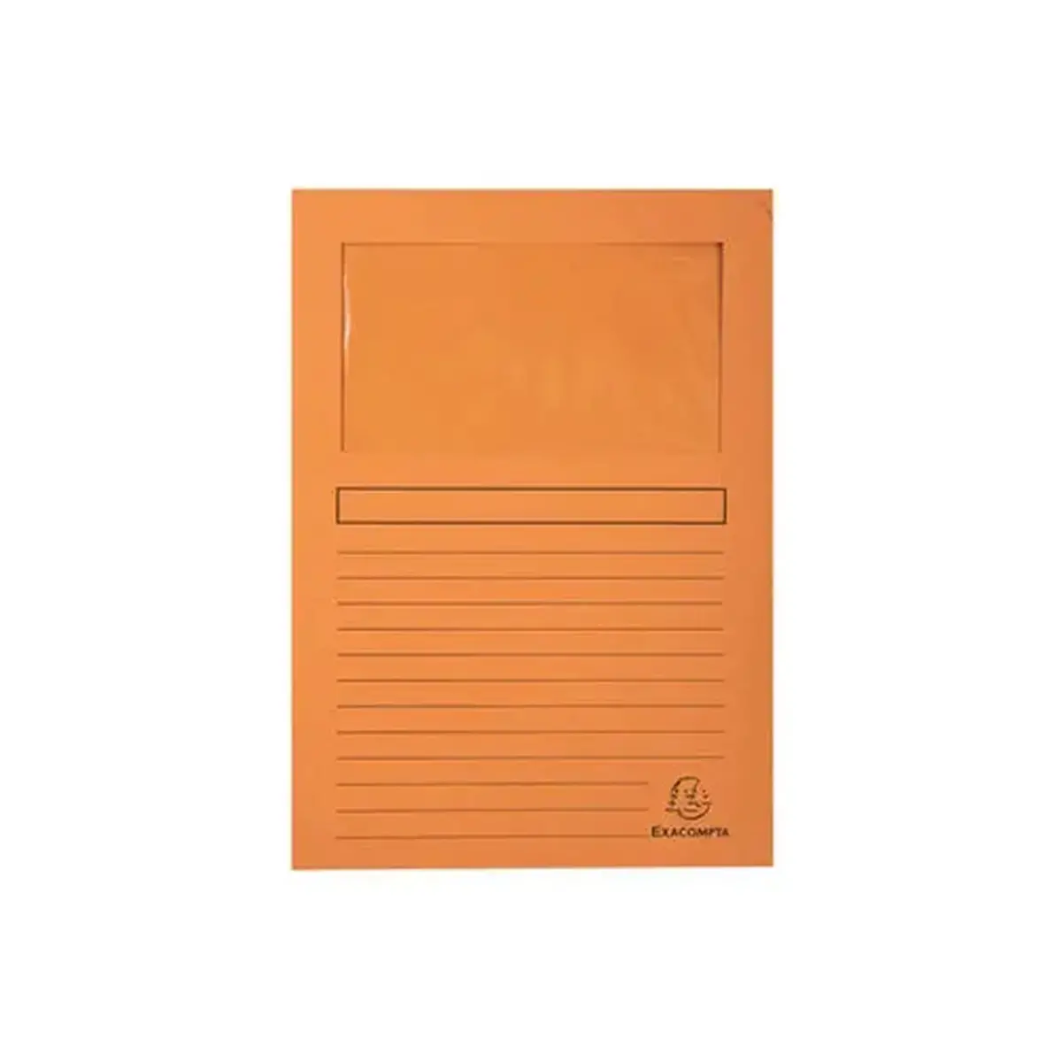 Paquet de 25 chemises &agrave; fen&ecirc;tre Forever&reg; 120g/m&sup2; - 22x31cm - Orange - EXACOMPTA photo du produit