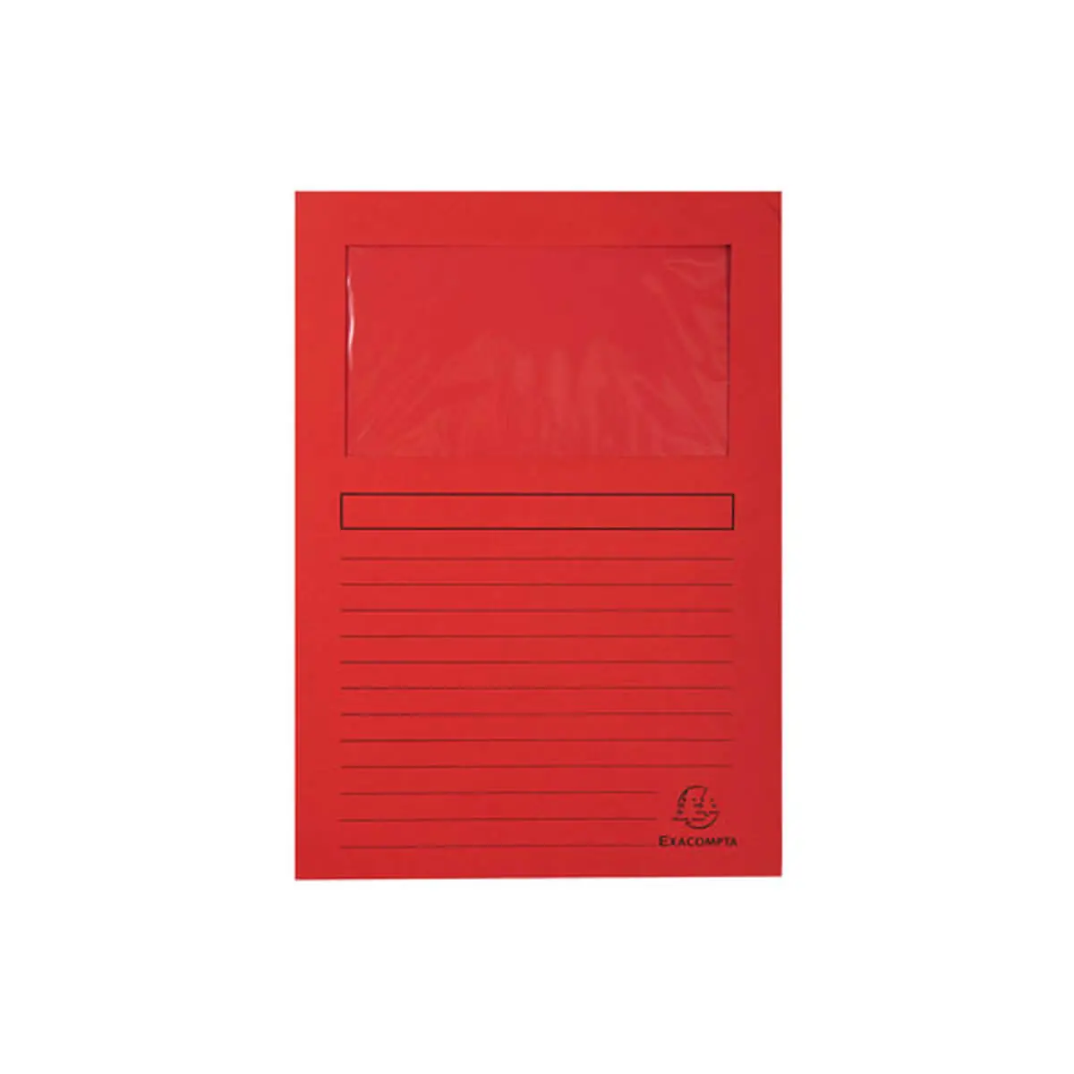 Paquet de 25 chemises à fenêtre Forever® 120g/m² - 22x31cm - Rouge - EXACOMPTA photo du produit