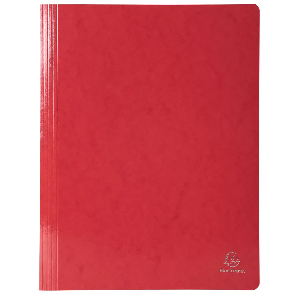 Chemise &agrave; lamelle carte lustr&eacute;e pellicul&eacute;e 355gm&sup2; Iderama - A4 - Rouge - EXACOMPTA photo du produit
