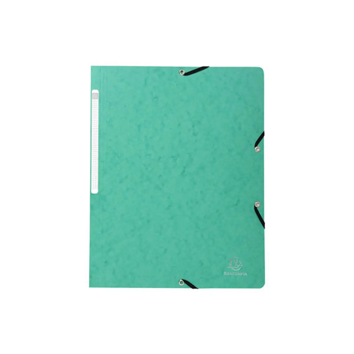 Chemise à élastique sans rabat carte lustrée 355gm² - A4 - Vert - EXACOMPTA photo du produit