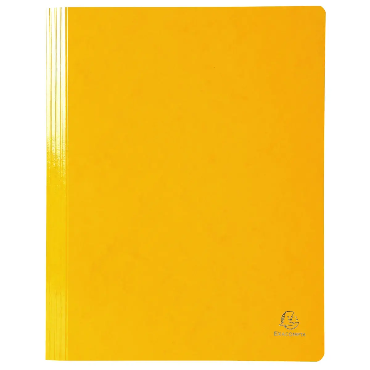 Chemise &agrave; lamelle carte lustr&eacute;e pellicul&eacute;e 355gm&sup2; Iderama - A4 - Jaune - EXACOMPTA photo du produit