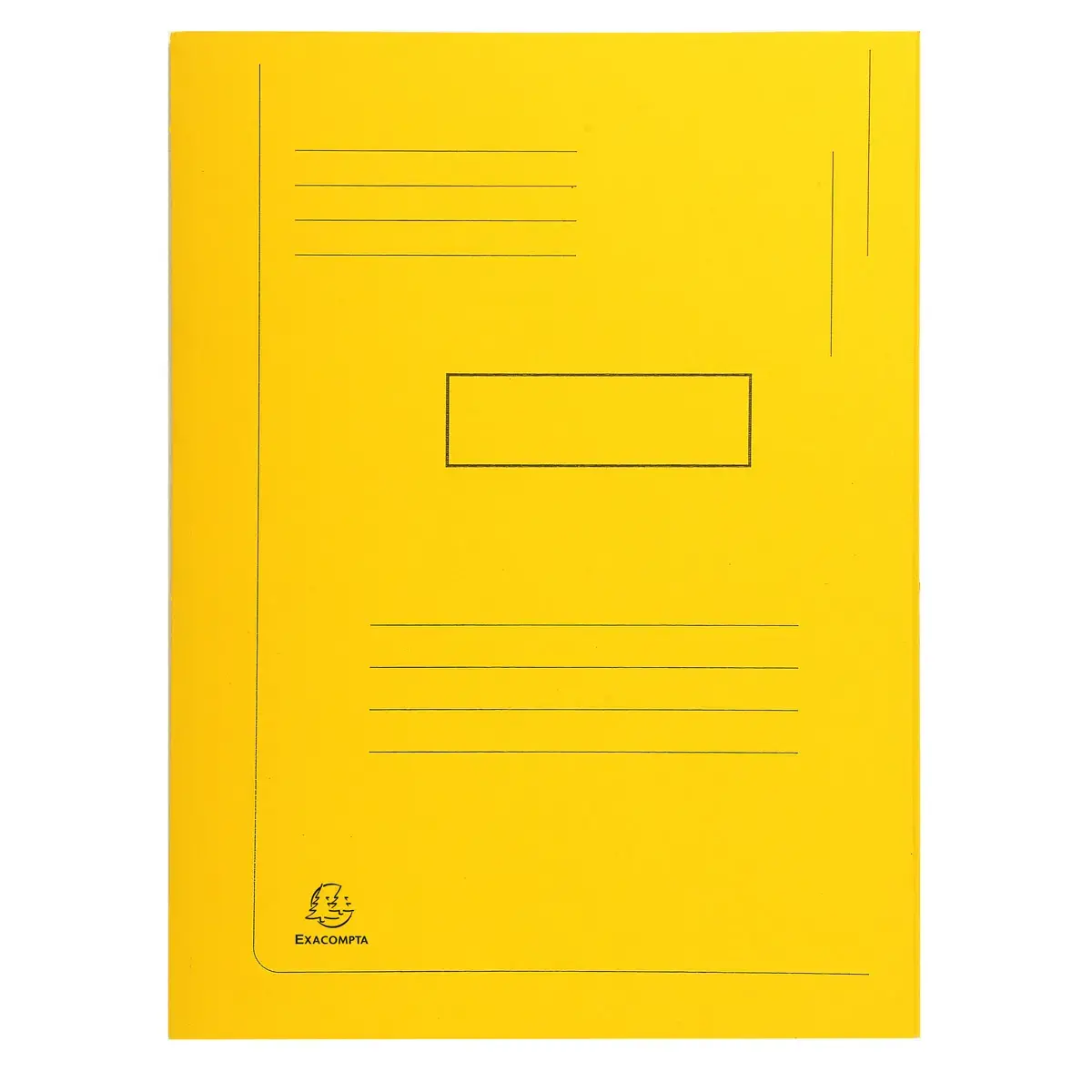 Chemise imprimée à 2 rabats Forever® 290g/m² - 24x32cm - Jaune - EXACOMPTA photo du produit