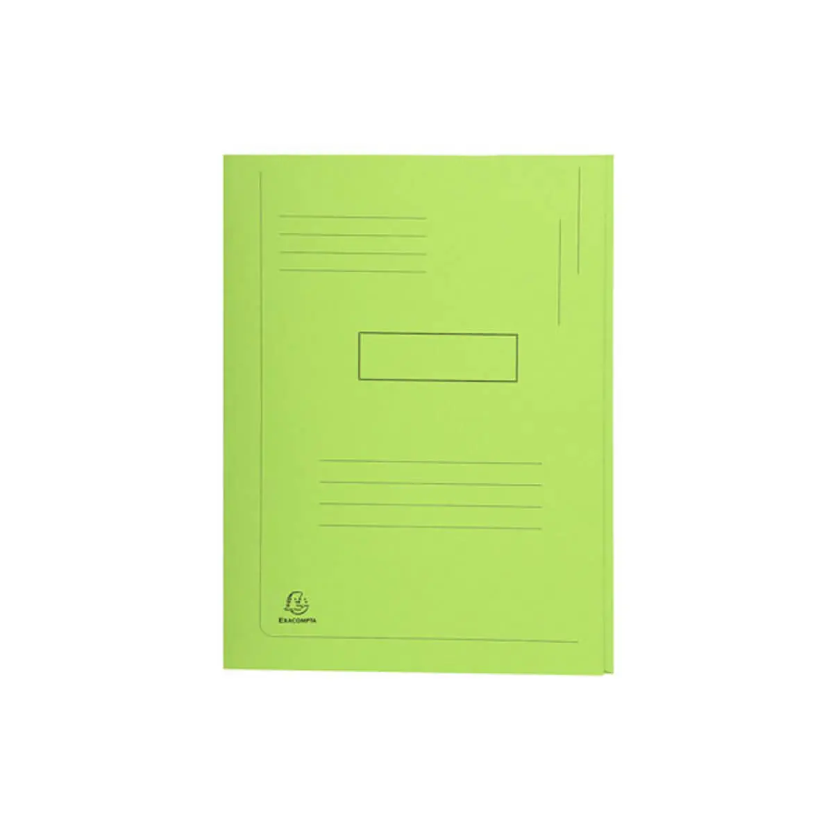 Chemise imprimée à 2 rabats Forever® 290g/m² - 24x32cm - Vert vif - EXACOMPTA photo du produit