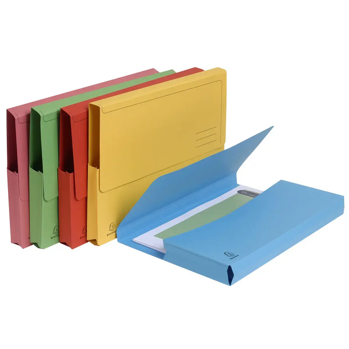 Paquet de 25 chemises poche coloris vifs Forever® - 24,5x32,5cm - Couleurs assorties - EXACOMPTA photo du produit