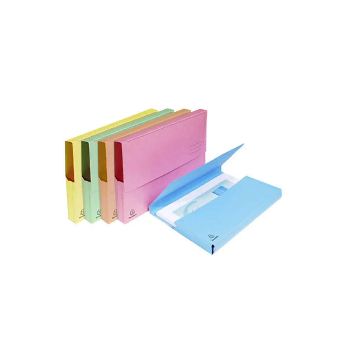 Paquet de 25 chemises poche SUPER 210 - 24,5x32,5cm - Couleurs assorties - EXACOMPTA photo du produit