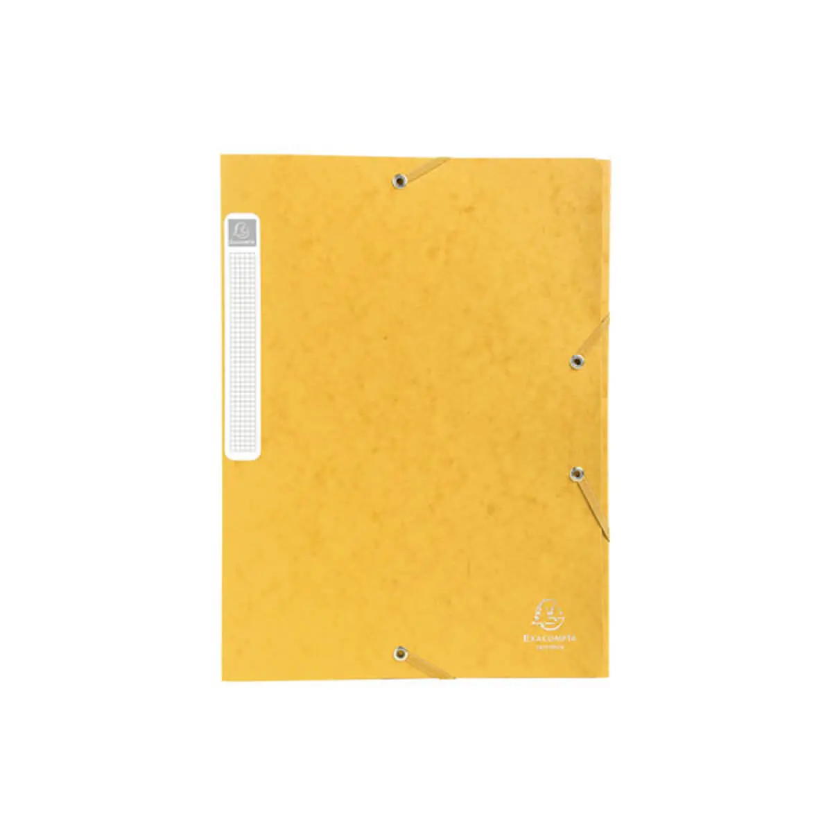 Boite de classement livr&eacute;e &agrave; plat Cartobox Dos 40mm Carte lustr&eacute;e - A4 - Jaune - EXACOMPTA photo du produit