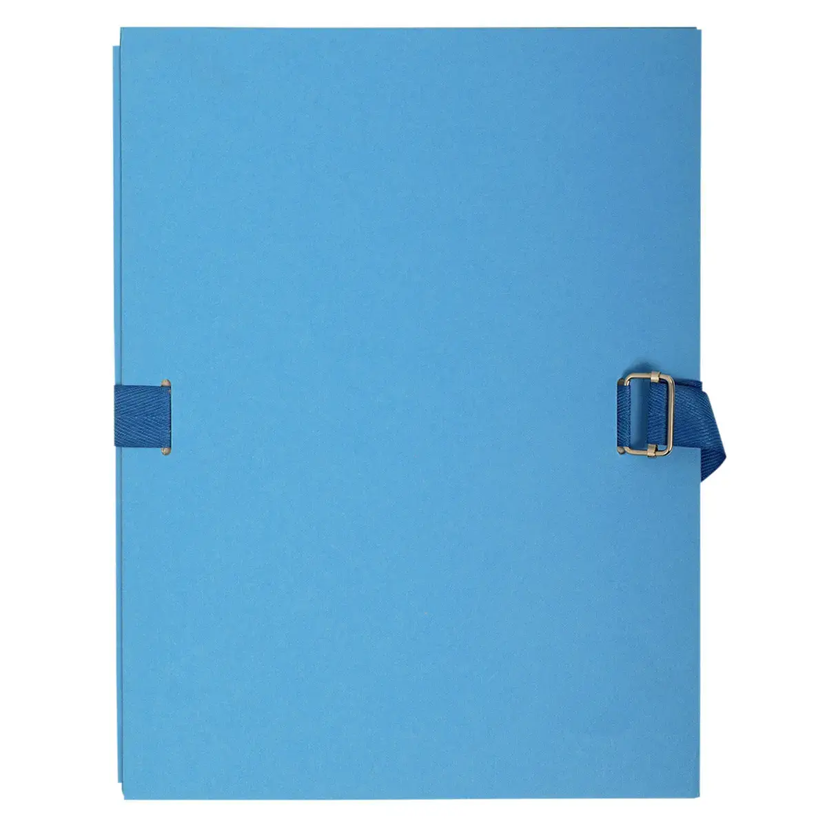 Chemise dos extensible papier 24 x 32 cm - filmée par 5 - Bleu clair - Exacompta photo du produit