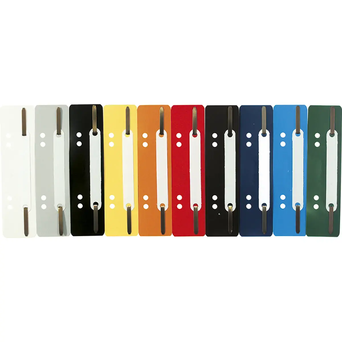 Fixe-dossiers à lamelle polypropylène - Couleurs assorties - EXACOMPTA photo du produit