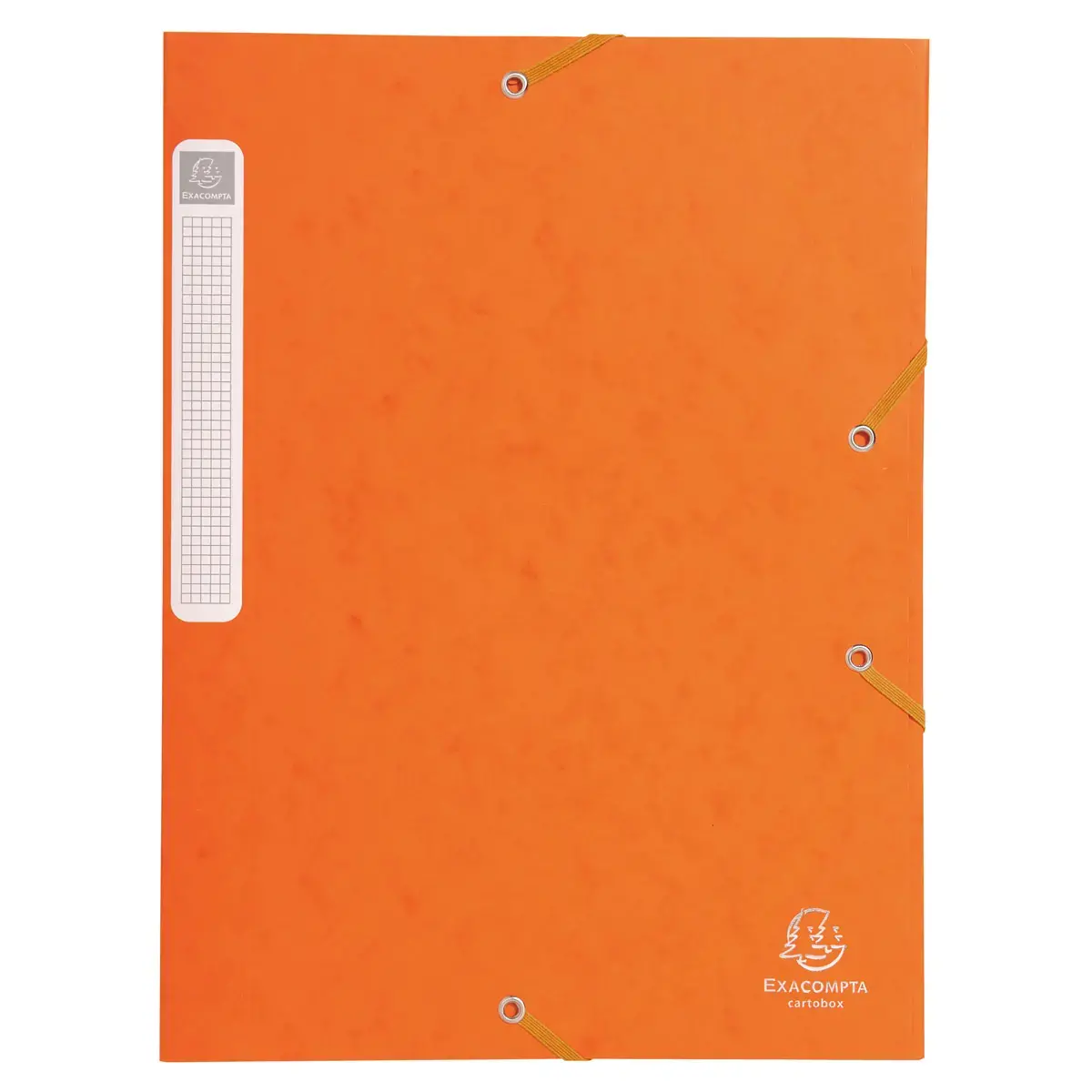 Boite de classement livrée à plat Cartobox Dos 25mm Carte lustrée - A4 - Orange - EXACOMPTA photo du produit