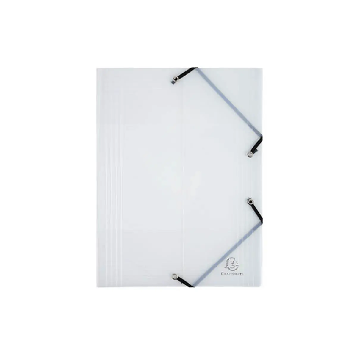 Chemise &agrave; &eacute;lastique 3 rabats Polypropyl&egrave;ne 5/10e Crystal - A4 - Cristal - EXACOMPTA photo du produit