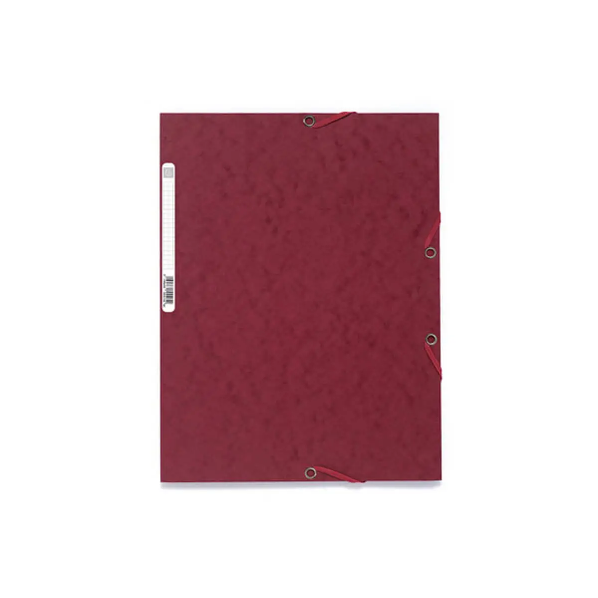 Chemise 3 rabats &agrave; &eacute;lastiques carte lustr&eacute;e 400g/m2 - A4 - Cerise - EXACOMPTA photo du produit