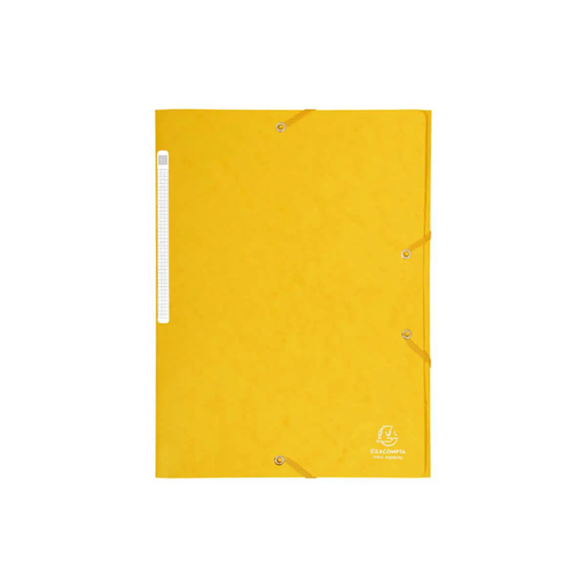 Chemise à élastiques Maxi capacity carte lustrée 425gm² - A4 - Jaune - EXACOMPTA photo du produit