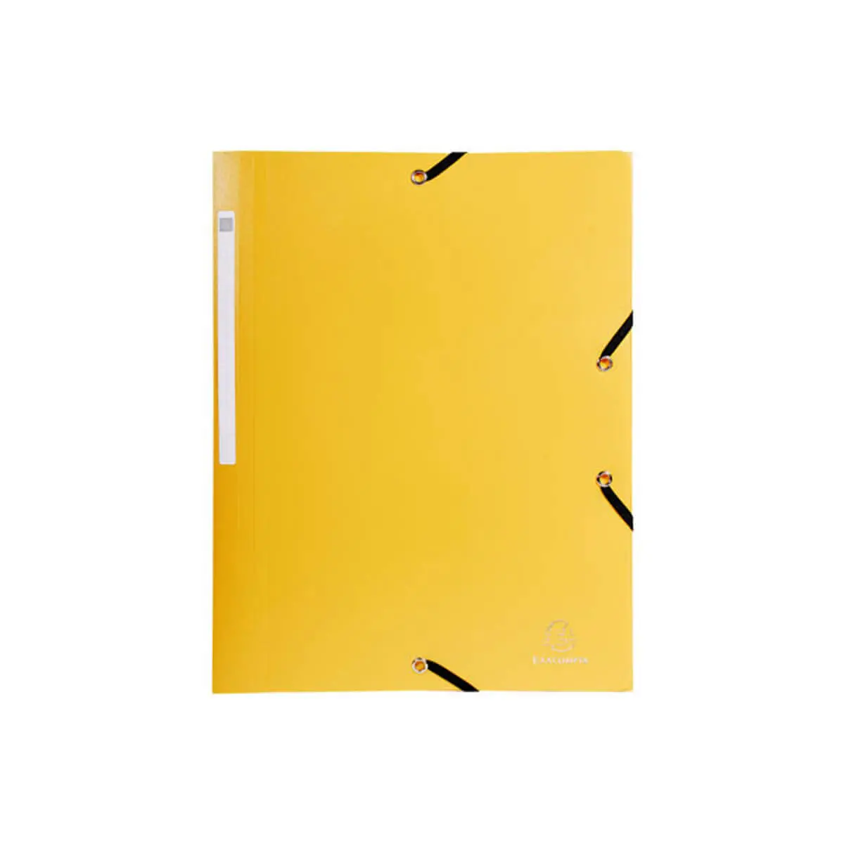 Chemise à élastiques 3 rabats PP OPAK - A4 - Jaune - EXACOMPTA photo du produit