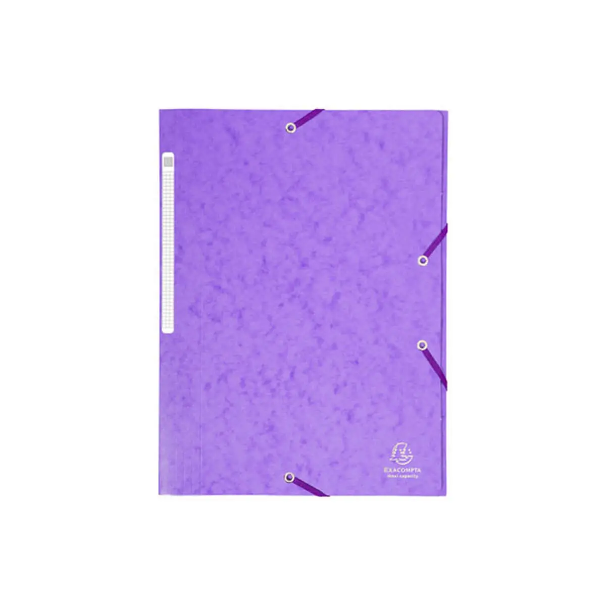 Chemise à élastiques Maxi capacity carte lustrée 425gm² - A4 - Violet - EXACOMPTA photo du produit