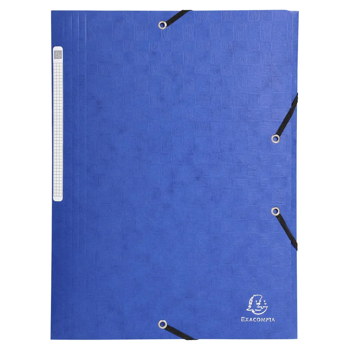 Chemises &agrave; &eacute;lastiques carte lustr&eacute;e 3 rabats monobloc - Couleurs assorties - EXACOMPTA photo du produit