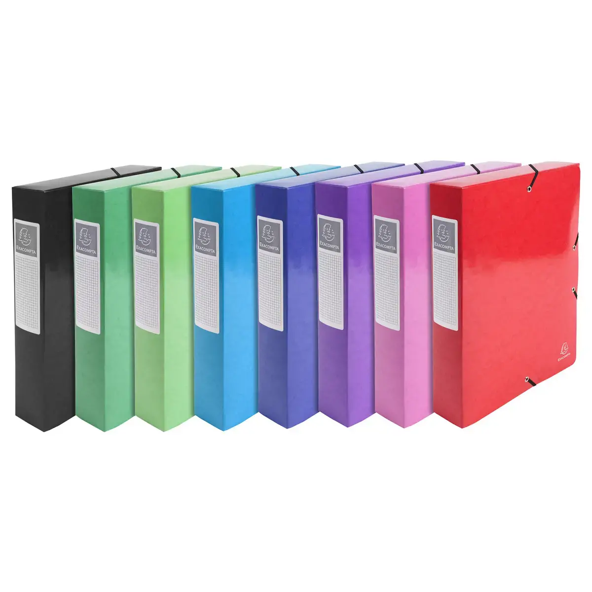 Boite de classement Dos 60mm Iderama - A4 - Couleurs assorties - EXACOMPTA photo du produit