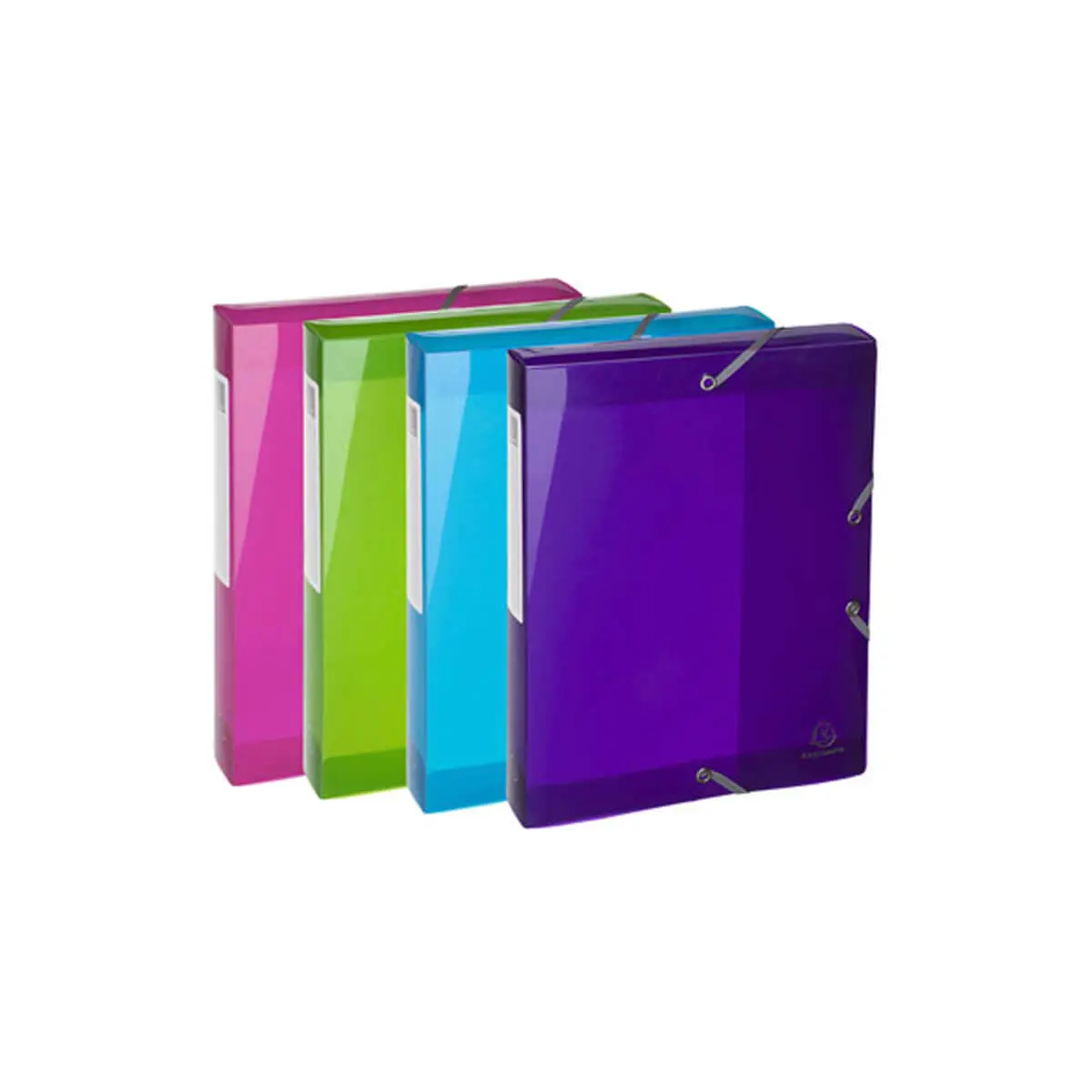 Boite de classement en polypropyl&egrave;ne Dos 40mm Iderama PP - A4 - Couleurs assorties - EXACOMPTA photo du produit